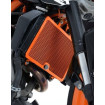 Grille protection radiateur Aluminium KTM RC 125 14-15 Orange