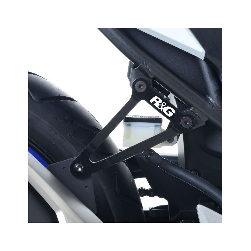 Support de Cache Orifice Reposes Pieds RG noir Honda CBR500R