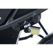 Support de Cache Orifice Reposes Pieds RG gauche noir Honda CBR500RR