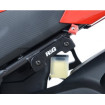 Kit suppression de reposes-pied RG arrière noir Honda CBR300RR
