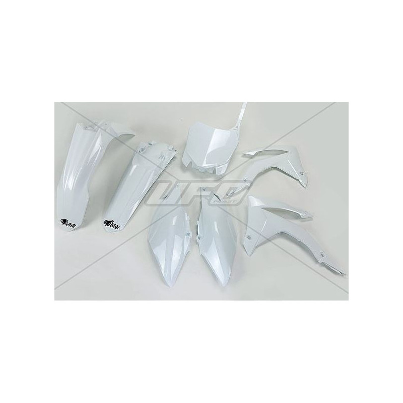 Kit plastiques UFO blanc Honda CRF250R/CRF450R