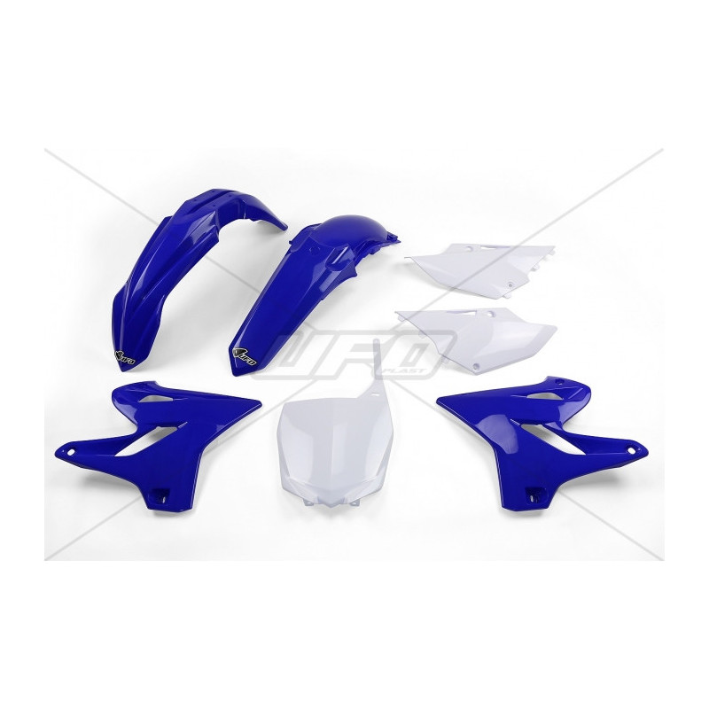 Kit plastiques UFO couleur origine bleu/blanc Yamaha YZ125/250