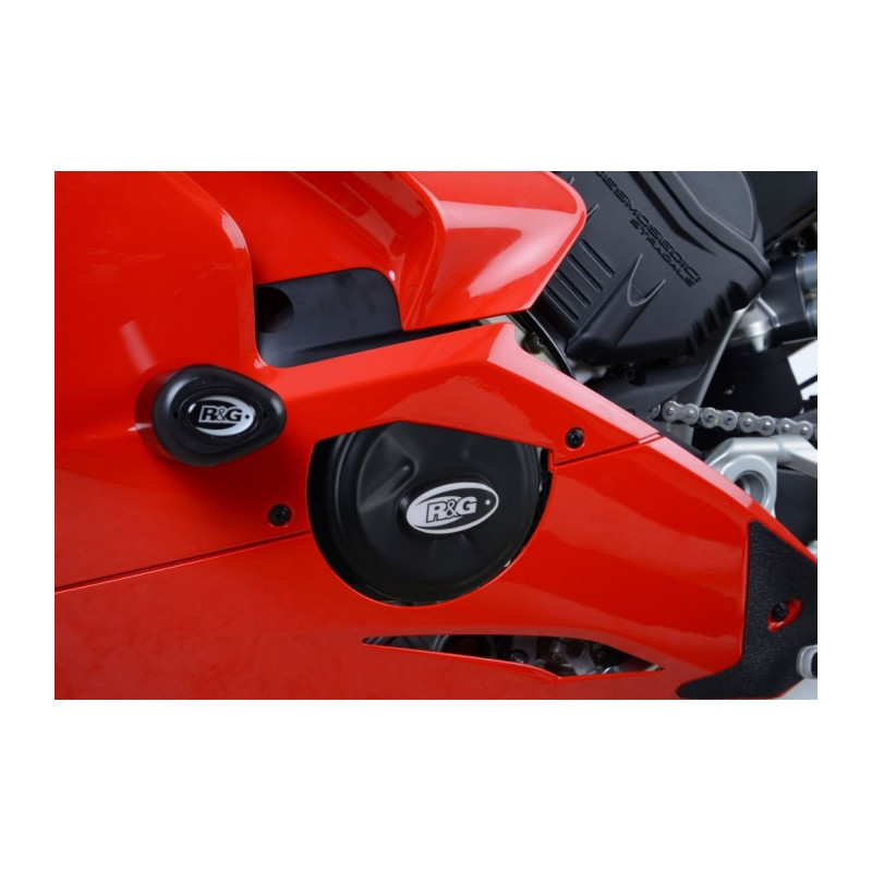 Cache Carter d'alternateur R et G RACING noir Ducati Panigale V4/V4S