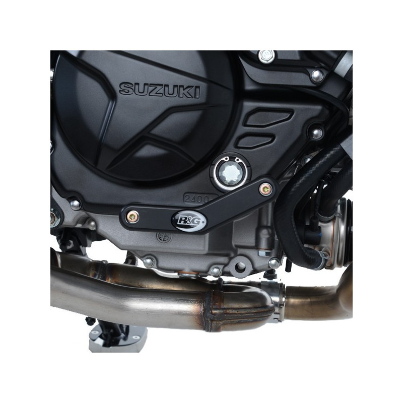 Protege Carter Slider moto gauche RG Racing noir Suzuki SV650N/S