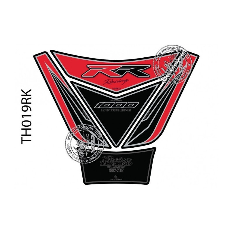 Protege Reservoir Moto MOTOGRAFIX 5pcs rouge/noir Honda CBR1000RR