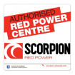 Autocollant moto Scorpion authorised dealer