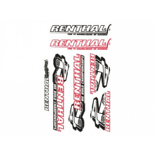 Planche stickers moto RENTHAL