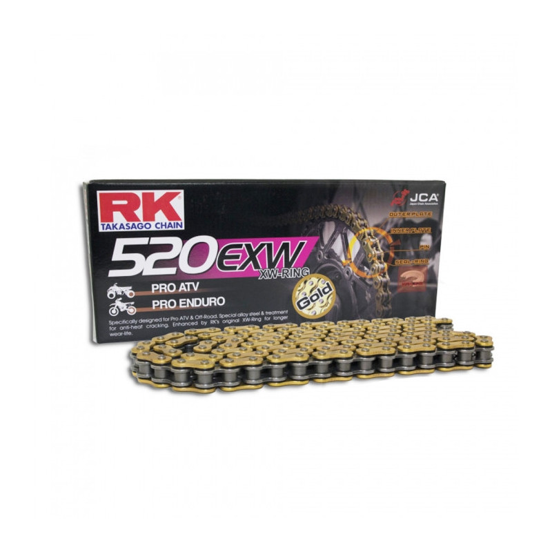 Chaine RK 520 EXW 94 Maillons OR Maillon à Rivets