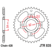 Couronne Moto Acier JT 45 Dents PAS 428 - JTR835.45