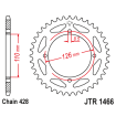 Couronne Moto Acier JT 46 Dents PAS 428 - JTR1466.46