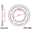 Couronne Moto Acier JT 39 Dents PAS 525 - JTR1304.39