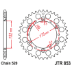 Couronne Moto Acier JT 38 Dents PAS 520 - JTR853.38