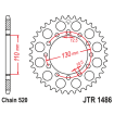 Couronne Moto Acier JT 44 Dents PAS 520 - JTR1486.44
