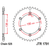 Couronne Moto Acier JT 46 Dents PAS 525 - JTR1791.46