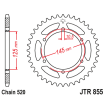 Couronne Moto Acier JT 45 Dents PAS 520 - JTR855.45
