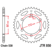Couronne Moto Acier JT 33 Dents PAS 530 - JTR850.33