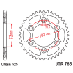 Couronne Moto Acier JT 43 Dents PAS 525 - JTR765.43