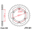 Couronne Moto Acier JT 48 Dents PAS 520 - JTR301.48