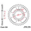 Couronne Moto Acier JT 38 Dents PAS 530 - JTR278.38