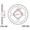 Couronne Moto Acier JT 45 Dents PAS 428 - JTR1221.45
