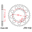 Couronne Moto Acier JT 59 Dents PAS 420 - JTR1132.59