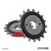 Pignon Moto Acier 17 Dents PAS 520 JT Sprockets - JTF512.17RB
