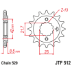 Pignon Moto Acier 16 Dents PAS 520 JT Sprockets - JTF512.16