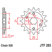 Pignon Moto Acier 15 Dents PAS 520 JT Sprockets - JTF283.15