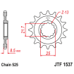 Pignon Moto Acier 19 Dents PAS 525 JT Sprockets - JTF1537.19