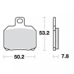 Plaquettes de frein TRW Métal Fritté Scooter - MCB700SRM