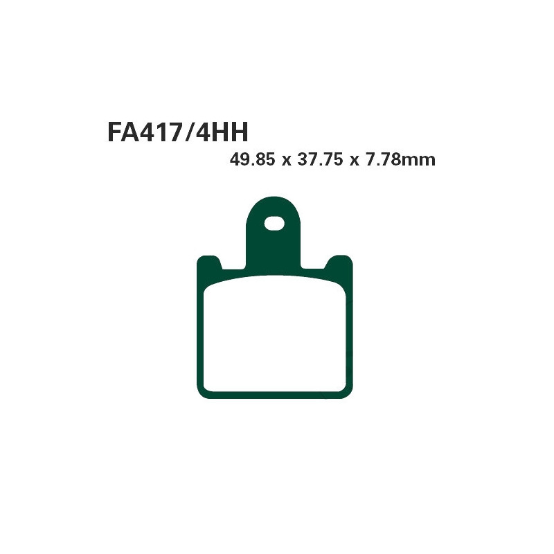 Plaquettes de frein EBC Piste Hautes Performances - GPFAX417/4HH