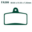 Plaquettes de frein EBC Organiques Standard - FA399