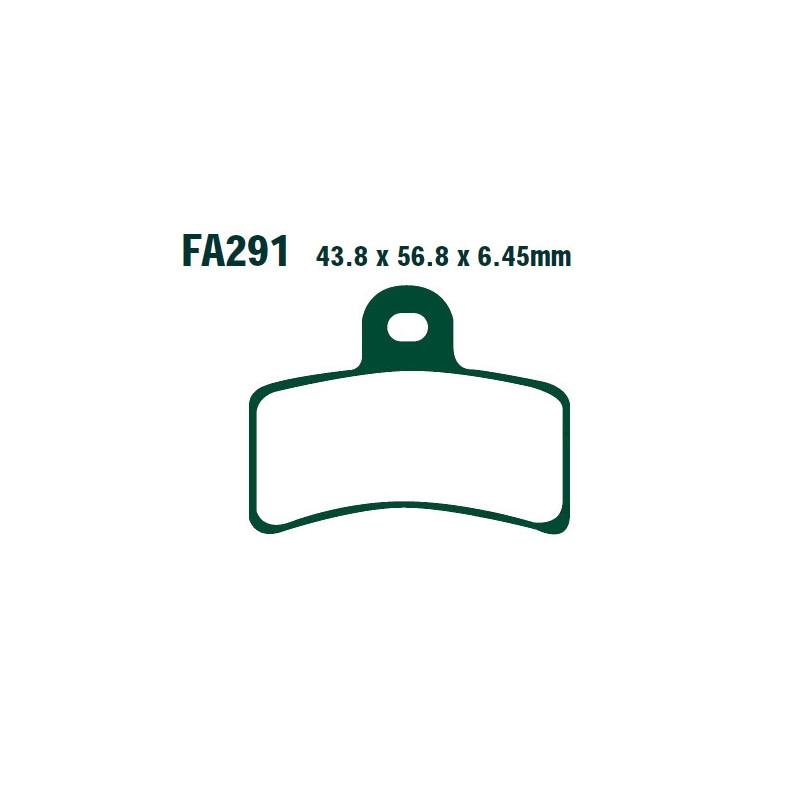 Plaquettes de frein EBC Organiques Standard - FA291