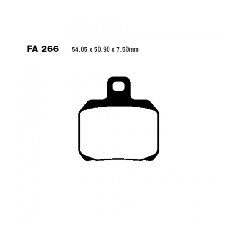 Plaquettes de frein EBC Organiques Standard - FA266