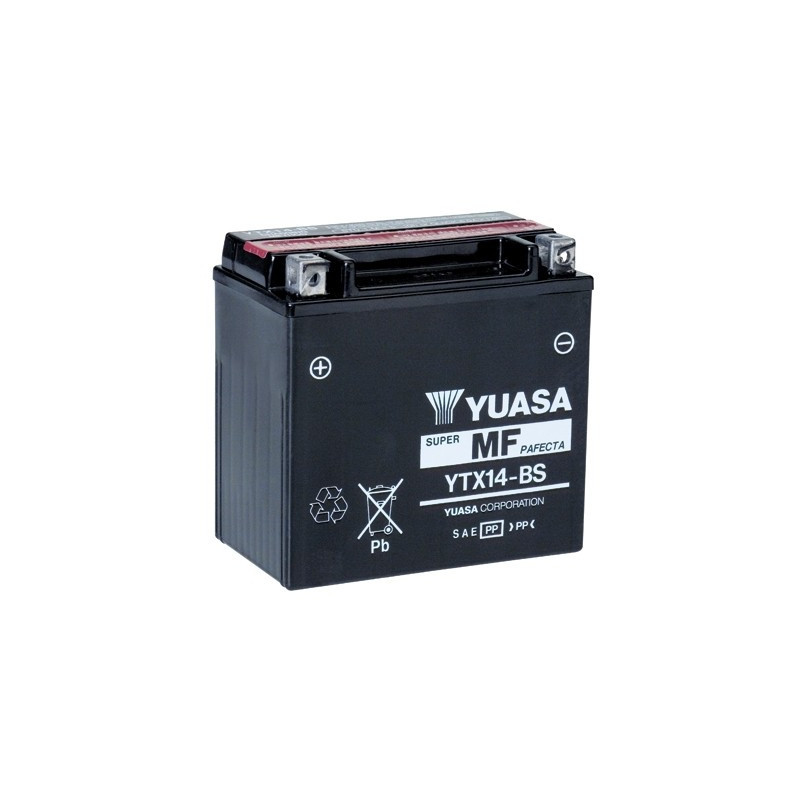 Batterie moto Yuasa YTX14-BS [duplique]