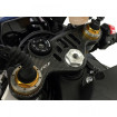 Protection té de fourche Aspect Carbone pour Yamaha YZF-R1 1000 /ABS  15-17