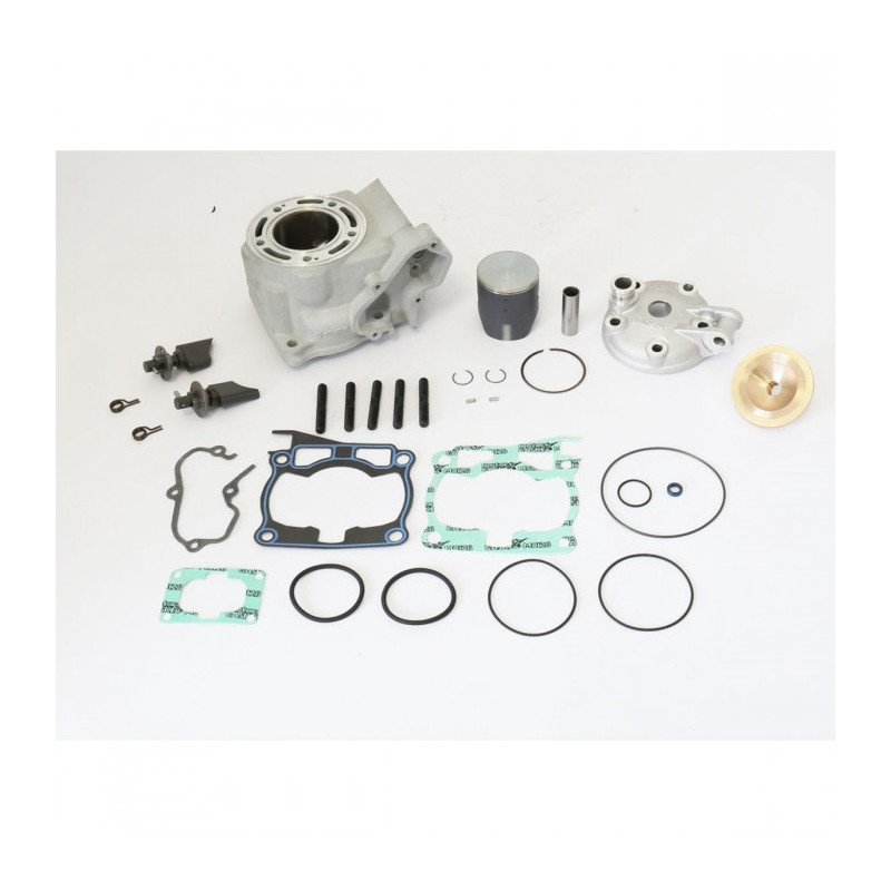 Cylindre - piston 125 BARIKIT 54mm aluminium pour moto YAMAHA YBR, XT