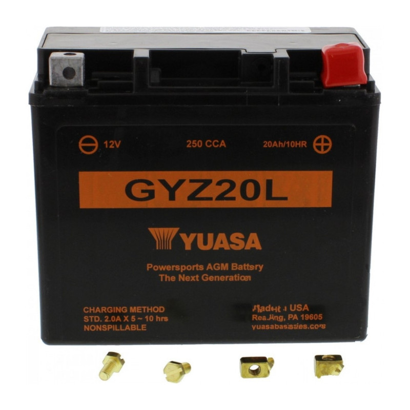 Batterie moto GYZ20L humide Yuasa
