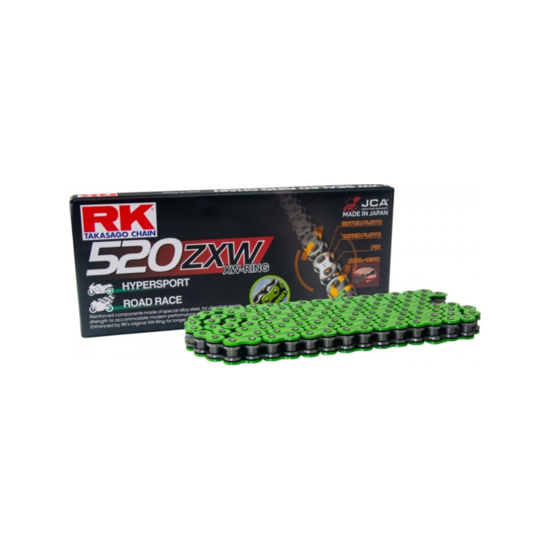 Chaîne de transmission RK ZXW 520 Vert 120 Maillons