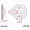 Kit chaine JT 520 X1R3 HONDA  VT125C Shadow JC29 99 supérieur à