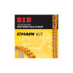 Kit chaine DID 520 MX HONDA  CR250 04-05 / CRF450 02-03