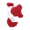 Kit Protections Couvercle Allumage / Embrayage Moto MX Polisport Rouge Gas Gas EC 250 21-23