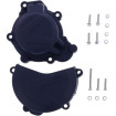 Kit Protections Couvercle Allumage / Embrayage Moto MX Polisport Bleu HQ Husqvarna TC 125 16-18