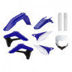 Kit Plastiques Complet Moto MX Polisport Bleu/Noir/Blanc Sherco SE/SEF 50à500 17-23