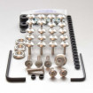 Kit Visserie Aluminium Carénage 600 CBR 91-96 30 pièces