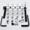 Kit Visserie Carénage Aluminium Kawasaki ZX6R 2012+ 23 pièces