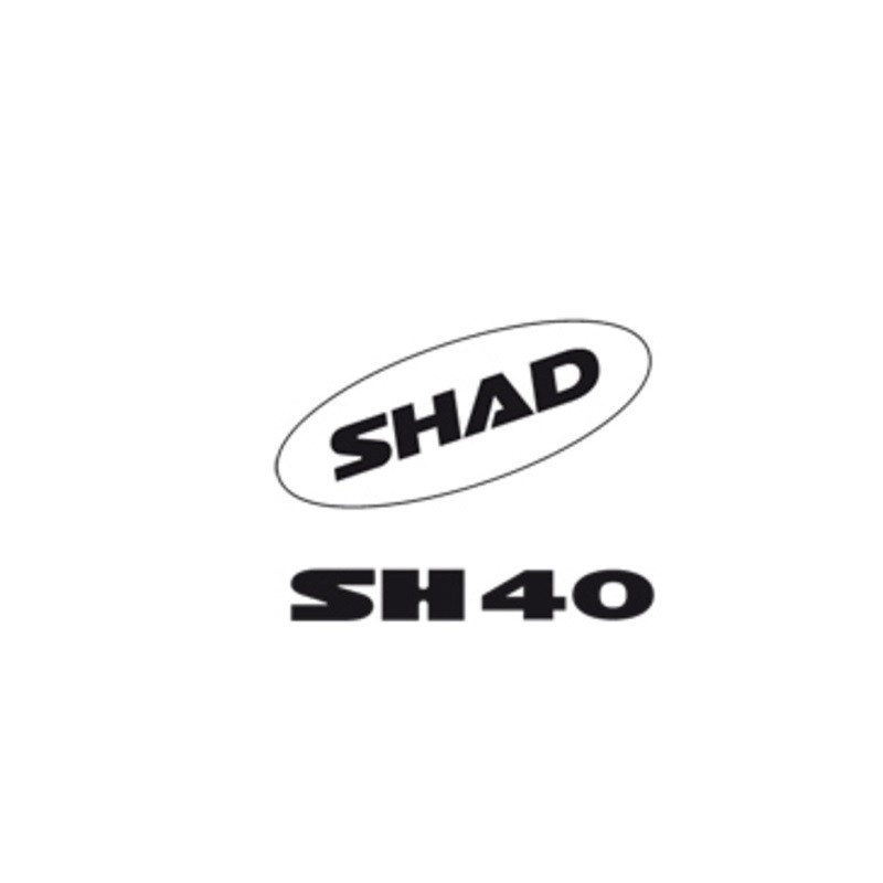 Jeu Autocollants Pour Topcase SHAD SH40 - D1B401ETR