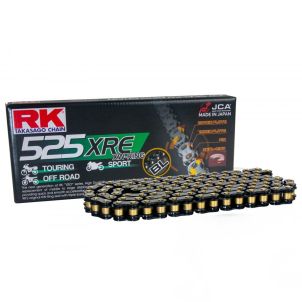 Chaîne RK 525 XRE 122 Maillons NOIR a Sertir