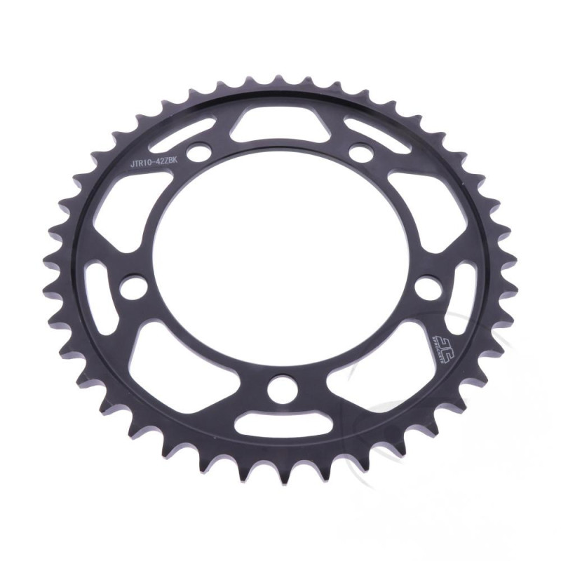Couronne Moto Acier JT 42 Dents PAS 525 - JTR10.42ZBK Couronne Moto Acier JT 42 Dents PAS 525 - JTR10.42ZBK