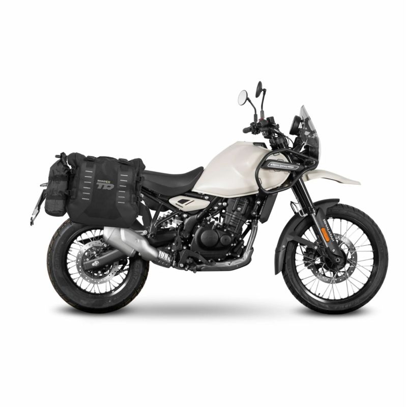 Porte Sacoches Moto Acier Supports Valises Latérales AVDB Pour Royal Enfield Himalayan 400/410 2018-2024 - Acier Valises Latérales Himalayan